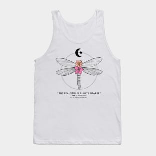 Dragonfly w/ floweres Tank Top